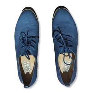 NEW FRANCO SARTO Genuine Leather Sneaker Style Shoes Size 6